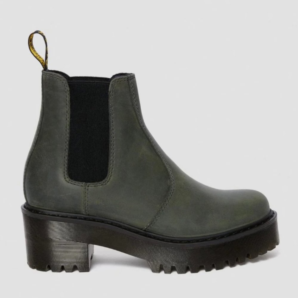 Dr. Martens Rometty Leather Platform Chelsea Boots, 7